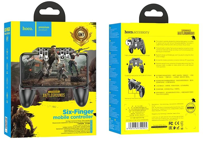 Universalus telefono laikiklis Hoco Gamepad GM7 juodas