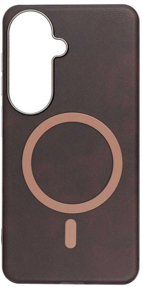 Oem Dėklas na Samsung S26 Gentleman Mag Cover zgodne su MagSafe ruda