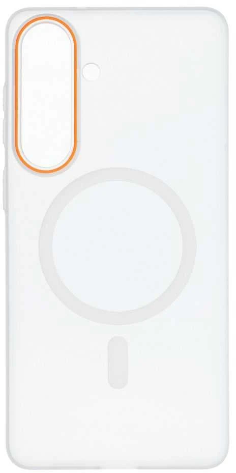 Oem GO Oranžinis MagSafe suderinamas dėklas, skirtas SAMSUNG S26 Edge, skaidrus