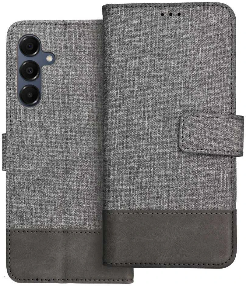 Dėklas Oem GOMMA Book skirtas Samsung Galaxy A16 5G pilkos spalvos