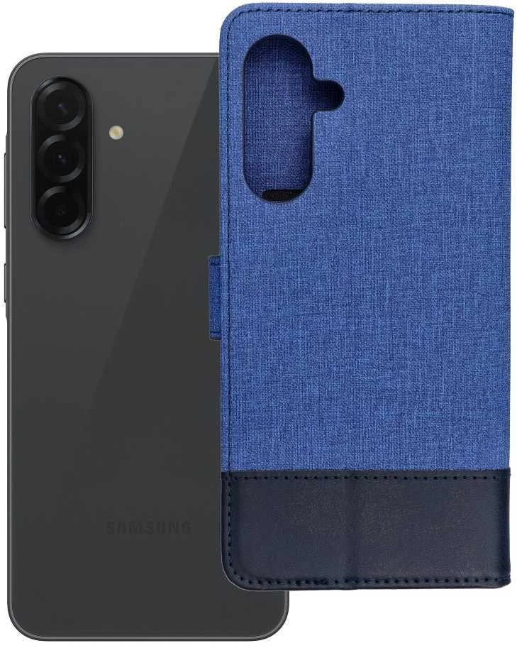 Dėklas Oem GOMMA Book skirtas Samsung Galaxy A36 5G mėlynos spalvos