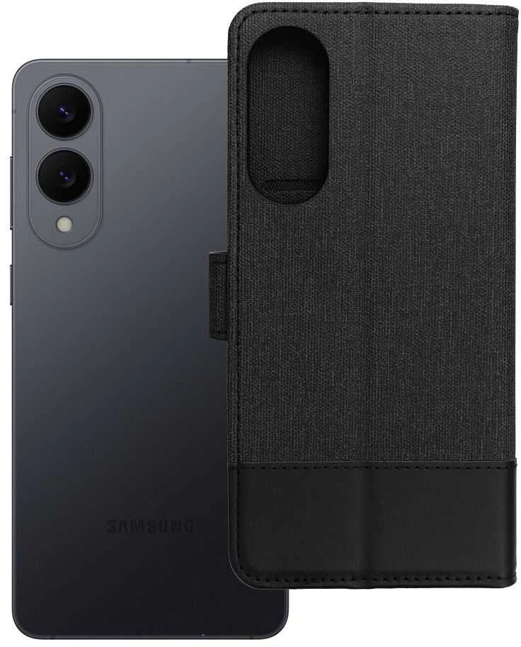 Dėklas Oem GOMMA Book skirtas Samsung Galaxy S25 Edge juodos spalvos