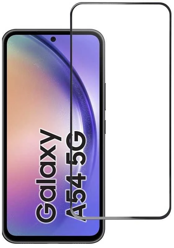 BlueStar Blue Star Apsauginis stiklas Blue Star - Samsung Galaxy A54 5G Full Face (full glue with frame/small size) - juodas Apsauginis stiklas