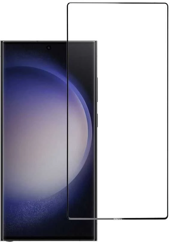BlueStar Blue Star Apsauginis stiklas Blue Star - Samsung Galaxy Galaxy S23 Ultra Full Face (full glue/case friendly) - juodas Apsauginis stiklas Blue Star