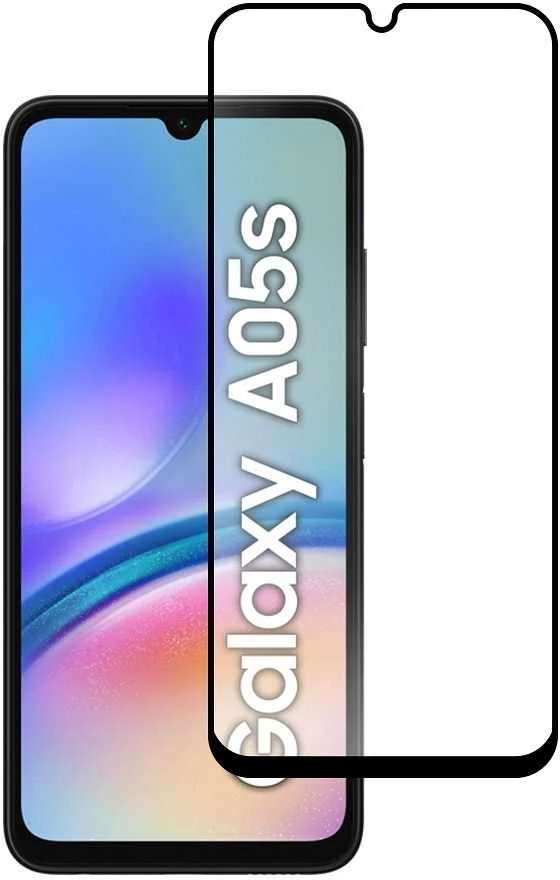 BlueStar Blue Star Apsauginis stiklas Blue Star - Samsung Galaxy A05s Full Face (full glue with frame/small size) - juodas Apsauginis stiklas Blue Star