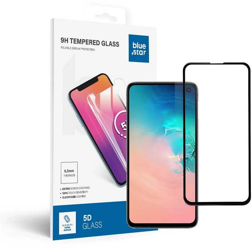 BlueStar Blue Star Apsauginis stiklas Blue Star - SAMSUNG Galaxy S10e Full Face (full glue/case friendly) - juodas Apsauginis stiklas Blue Star