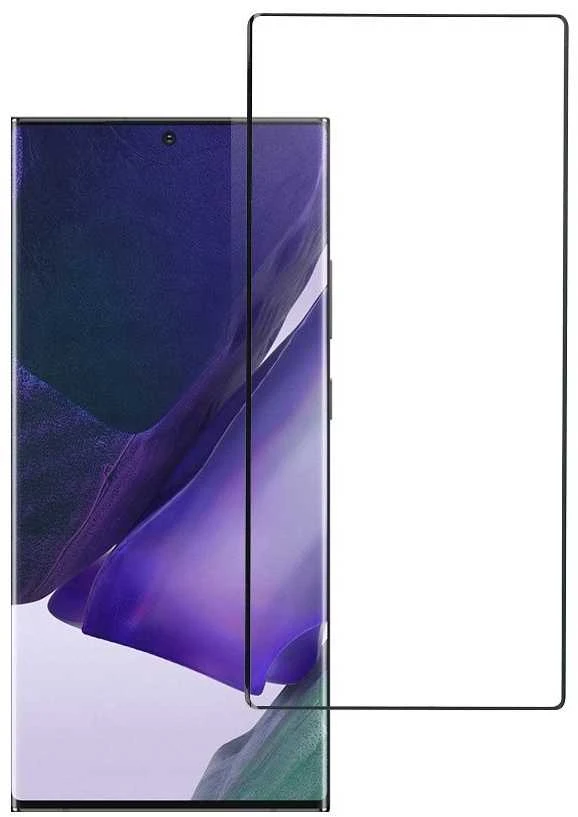 BlueStar Blue Star Apsauginis stiklas Blue Star - Samsung Galaxy Galaxy Note 20 Ultra Full Face (full glue/small size) - juodas Apsauginis stiklas Blue Star