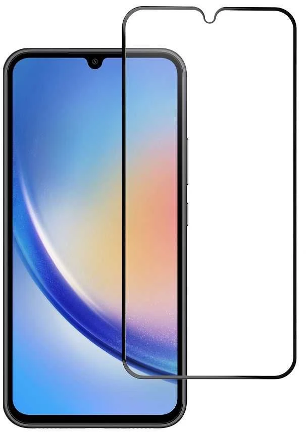 BlueStar Blue Star Apsauginis stiklas Blue Star - Samsung Galaxy A34 5G Full Face (full glue with frame/small size) - juodas