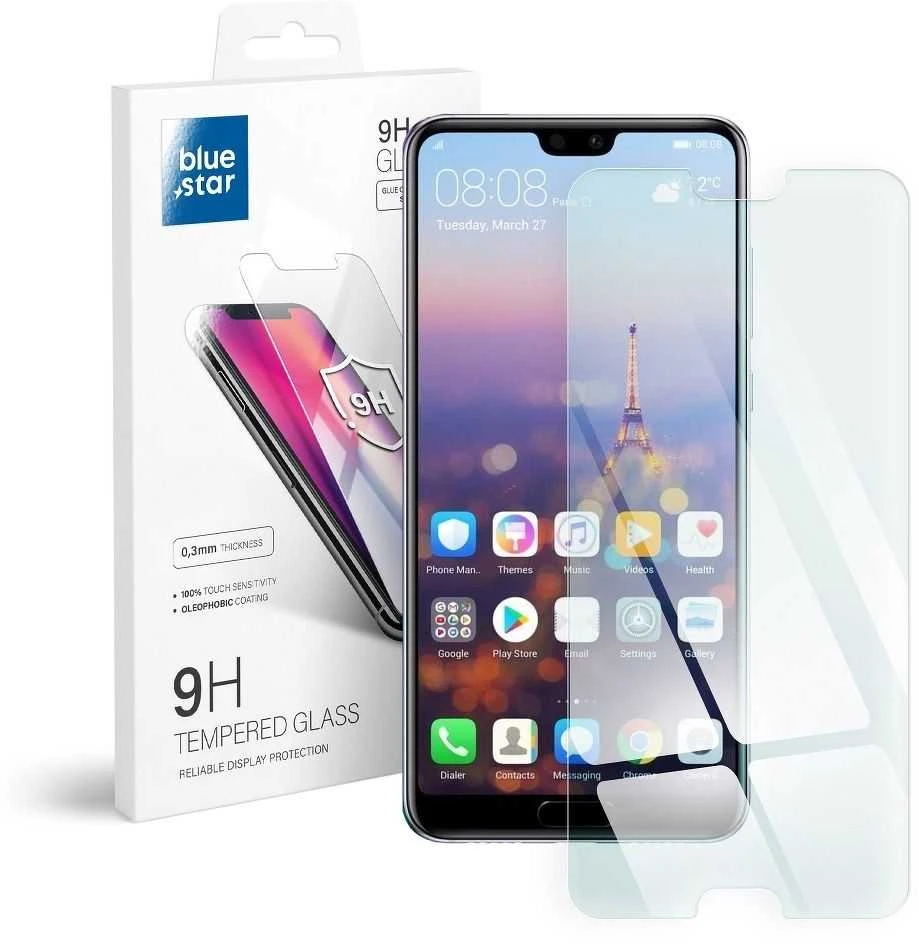 Grūdintas stiklas Huawei P20 PRO telefonui „Blue Star“