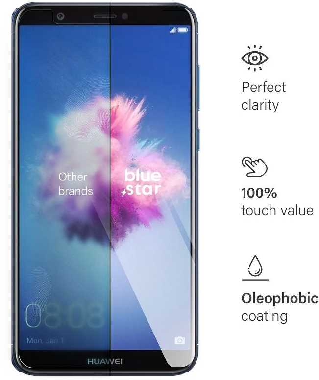 BlueStar Grūdintas stiklas Blue Star – HUAWEI P smart