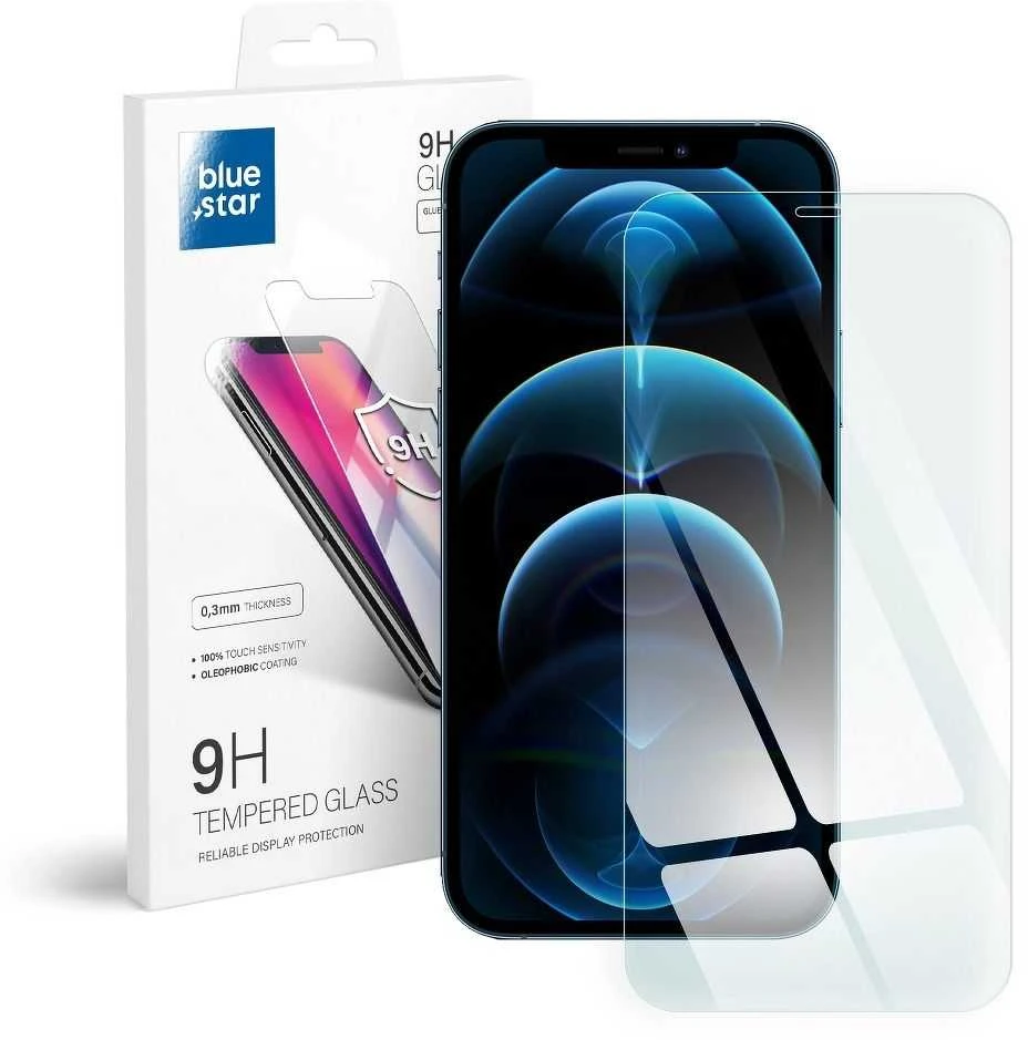 BlueStar Blue Star Grūdintas stiklas iPhone 12 PRO MAX, mėlynas žvaigždės spalvos