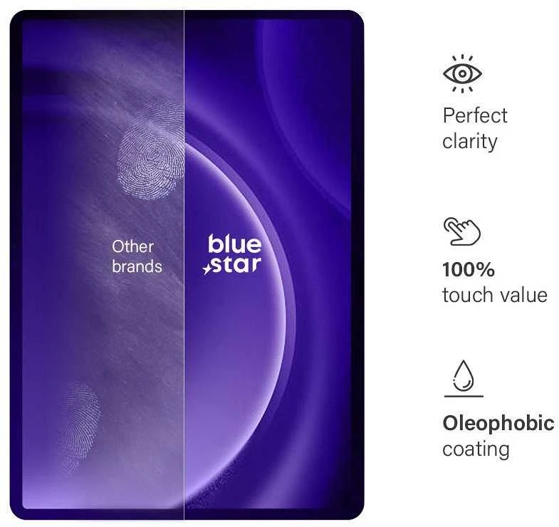BlueStar Blue Star Apsauginis stiklas Blue Star - Samsung Galaxy Tab S9 FE+ 12.4"