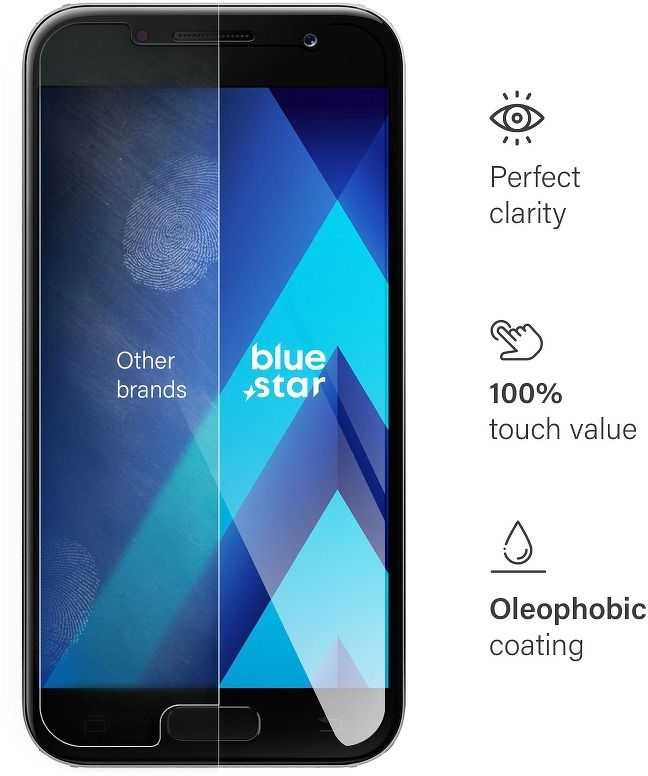 BlueStar Blue Star Apsauginis stiklas Blue Star - Samsung A3 2017