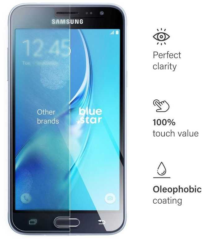 BlueStar Blue Star Apsauginis stiklas Blue Star - Samsung Galaxy J3 (2016)