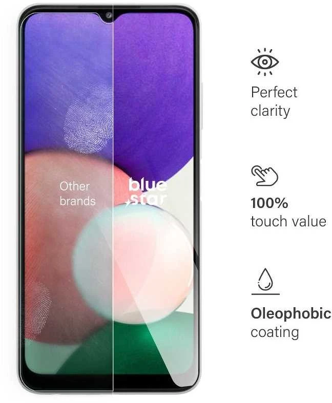 BlueStar Blue Star Apsauginis stiklas Blue Star - Samsung Galaxy A22 5G/A02/A02S/A03s/A70/A13/A22 5G/A24