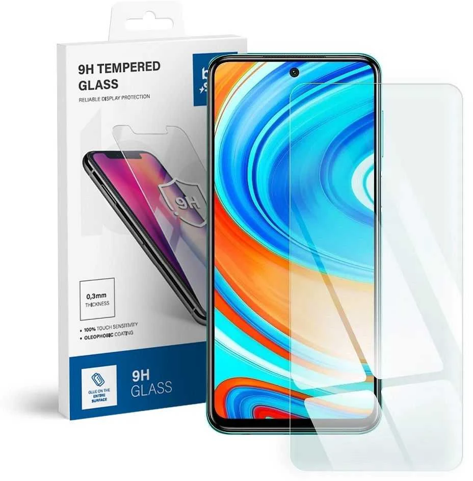 BlueStar Blue Star Blue Star grūdinto stiklo ekrano apsauga Xiaomi Redmi Note 9 Pro