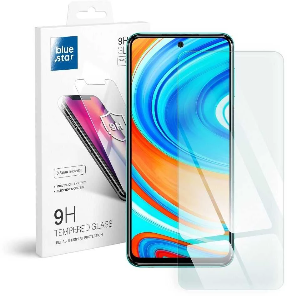 BlueStar Blue Star Blue Star grūdinto stiklo ekrano apsauga Xiaomi Redmi Note 9 Pro