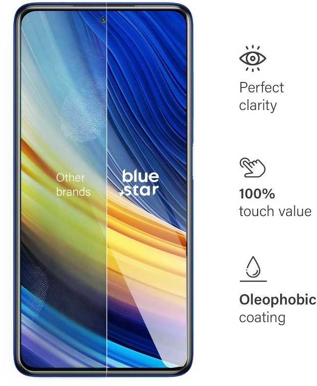 BlueStar Blue Star Apsauginis stiklas Blue Star - XiaomiO Poco X3 Pro