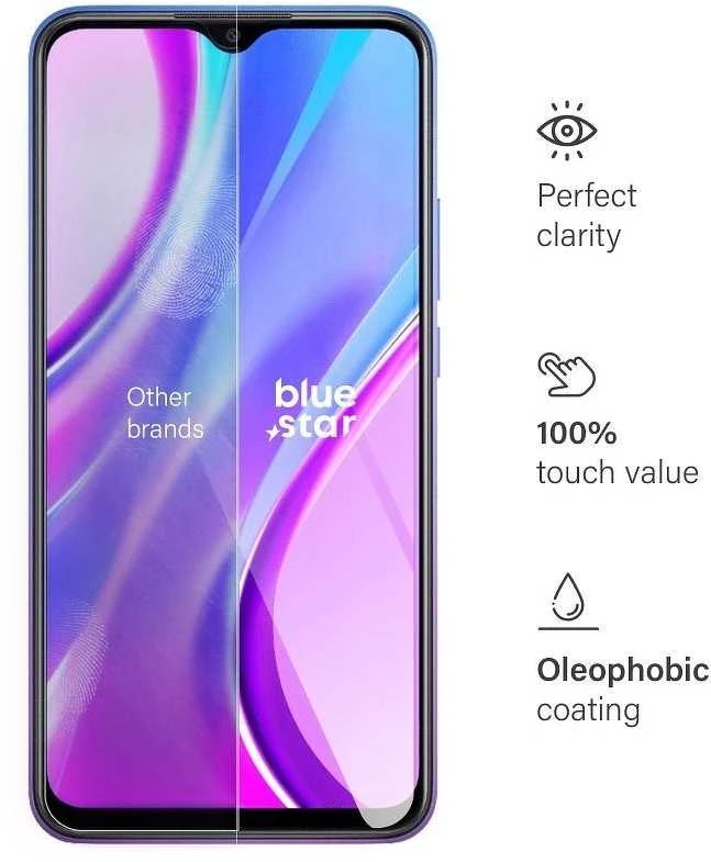 BlueStar Blue Star Apsauginis stiklas Blue Star - Xiaomi Redmi 9