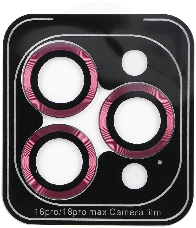 Blue Star Camera Lens Protector Mėlynas STAR Easy Install for IPHONE 18 PRO / 18 PRO MAX dark cherry