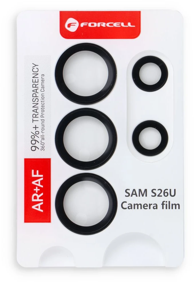 Grūdintas stiklas na aparat do Samsung S26 ULTRA Forcell Premium juoda 0INT
