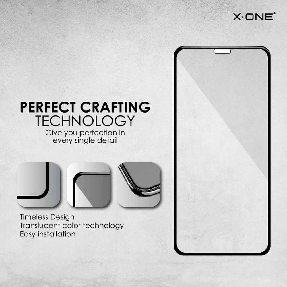 Apsauginis stiklas X-ONE 3D - skirtas Samsung Galaxy NOTE 20 ULTRA (edge glue + hole) juodas