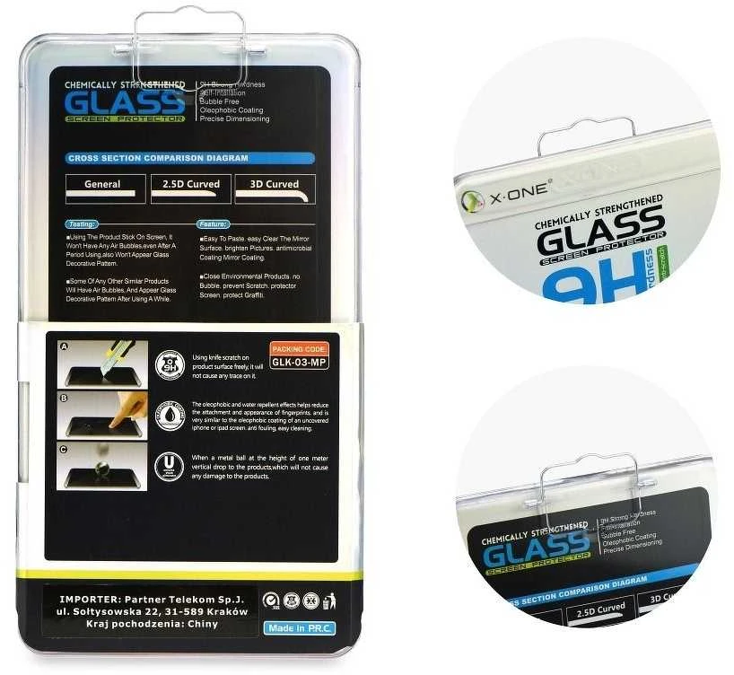 Apsauginis stiklas X-ONE 3D - skirtas Samsung Galaxy NOTE 20 ULTRA (edge glue + hole) juodas