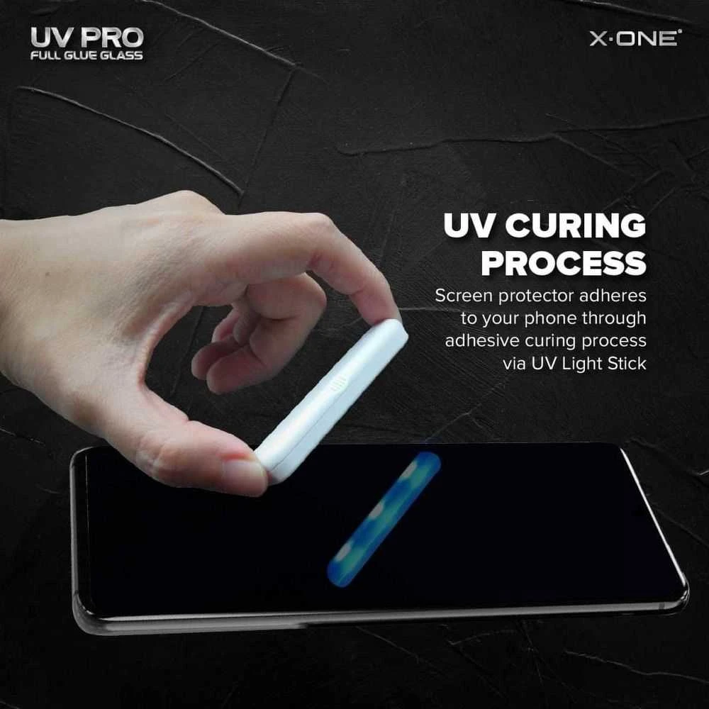 UV PRO apsauginis stiklas X-ONE - skirtas Samsung Galaxy S9 (case friendly)