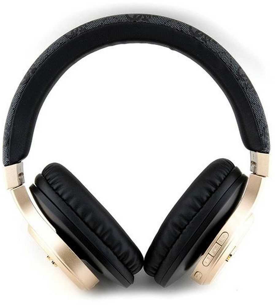 Guess Bluetooth on-ear ausinės GUBH604GEMK juodos spalvos 4G Script