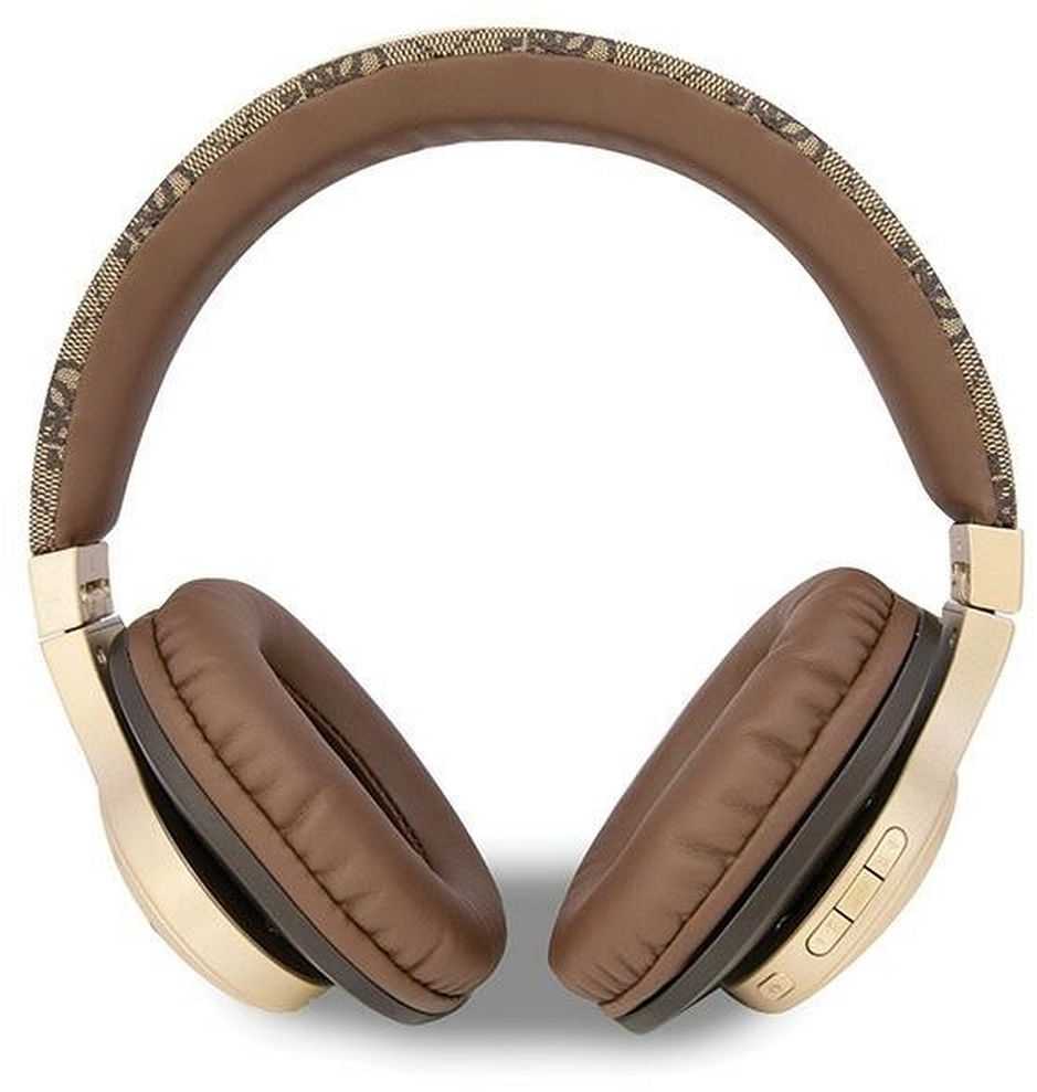 Guess Bluetooth on-ear ausinės GUBH604GEMW ruda 4G Script