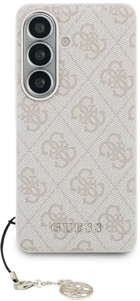 Dėklas Guess 4G Classic Logo Charm MagSafe skirtas Samsung Galaxy S26 pink