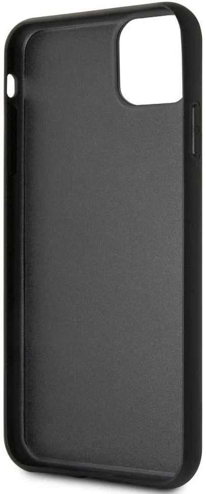 Guess dėklas, skirtas skirtas iPhone 11 Pro Max GUHCN654GGPRE raudonas kietas dėklas, skirtas 4G Double Layer Glitter