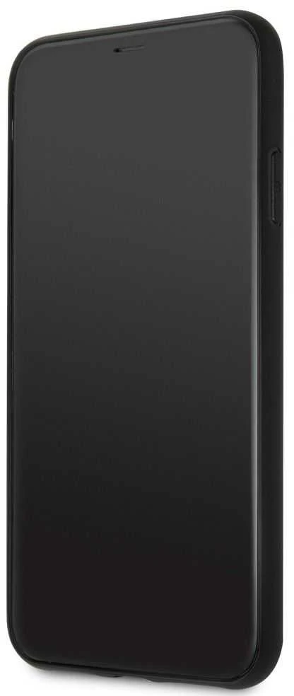 Guess dėklas, skirtas skirtas iPhone 11 Pro Max GUHCN654GGPRE raudonas kietas dėklas, skirtas 4G Double Layer Glitter