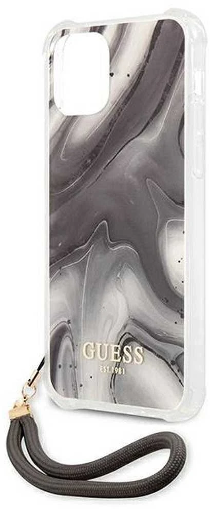 Dėklas GUESS GUHCP12LKSMAGR IPHONE 12 PRO MAX 6,7 "PILKOS/PILKOS KIETŲJŲ DĖLĖS MARMURO KOLEKCIJA