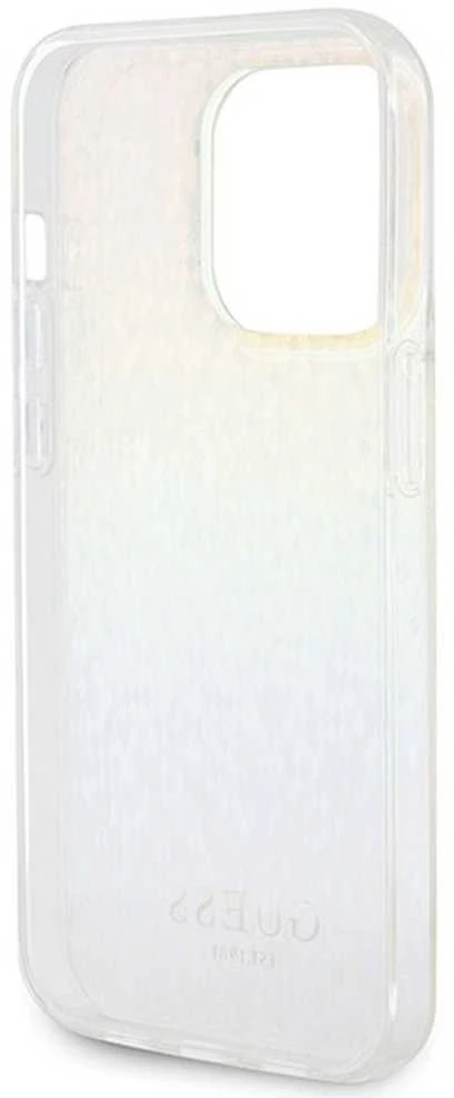 Guess GUHCP14XHDECMI Apple iPhone 14 Pro Max 6.7″ kietas dėklas IML Faceted Mirror Disco Iridescen