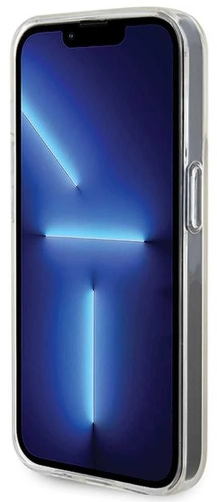 Guess GUHCP14XHDECMI Apple iPhone 14 Pro Max 6.7″ kietas dėklas IML Faceted Mirror Disco Iridescen