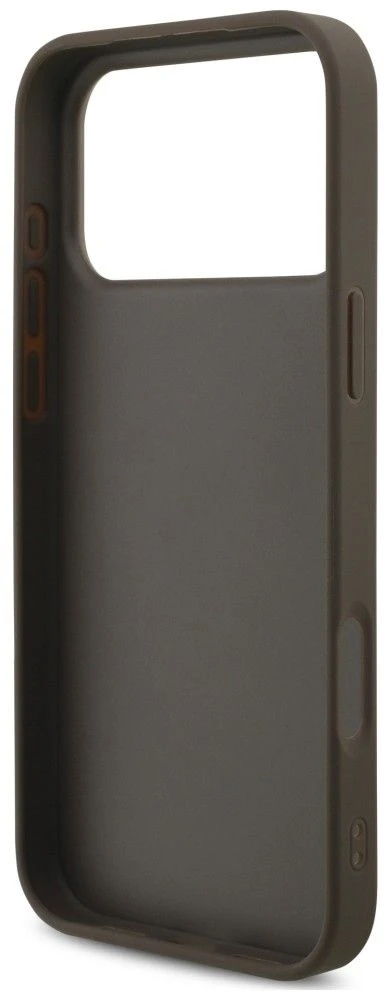 Guess 4G Big Logo dėklas, skirtas iPhone 17 Pro / 18 Pro – Rudas