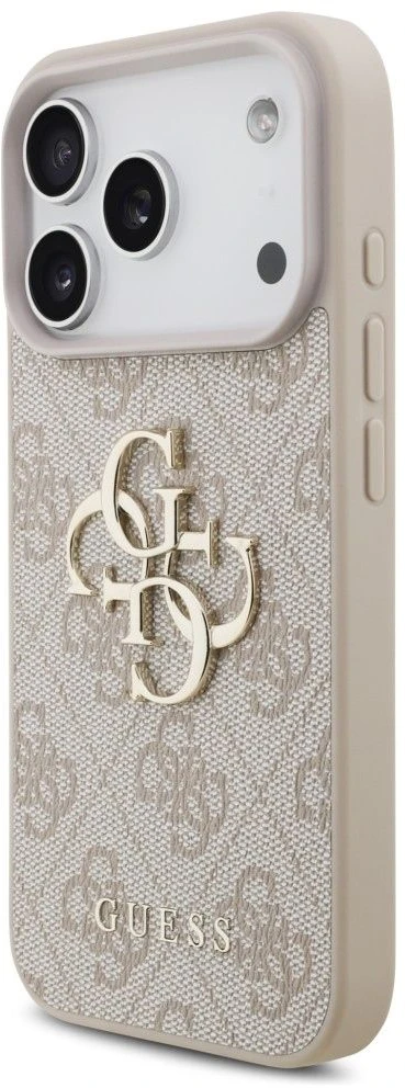 Dėklas Guess 4G Big Logo, skirtas iPhone 18 Pro / iPhone 17 Pro Max, rožinis