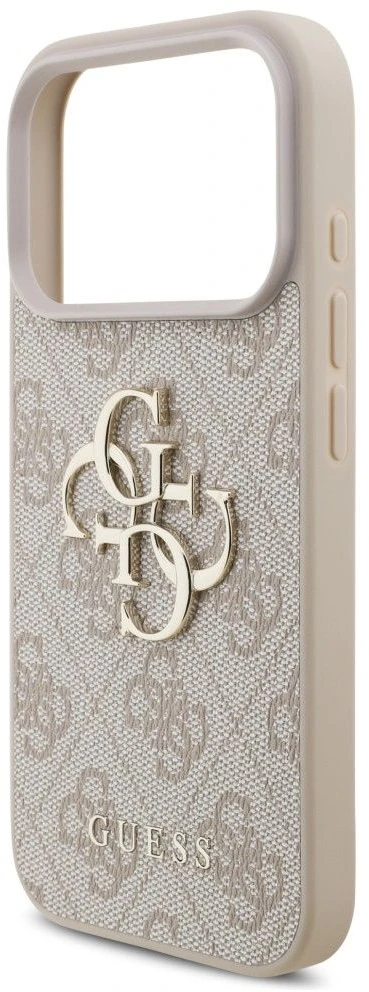 Dėklas Guess 4G Big Logo, skirtas iPhone 18 Pro / iPhone 17 Pro Max, rožinis