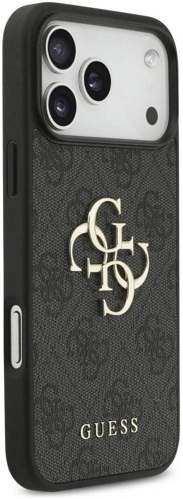 Dėklas Guess 4G Big Logo Case, skirta iPhone 17 Pro Max / 18 Pro Max - Juoda