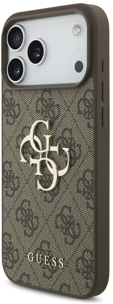 Dėklas Guess 4G Big Logo, skirtas iPhone 18 Pro / iPhone 17 Pro Max, ruda