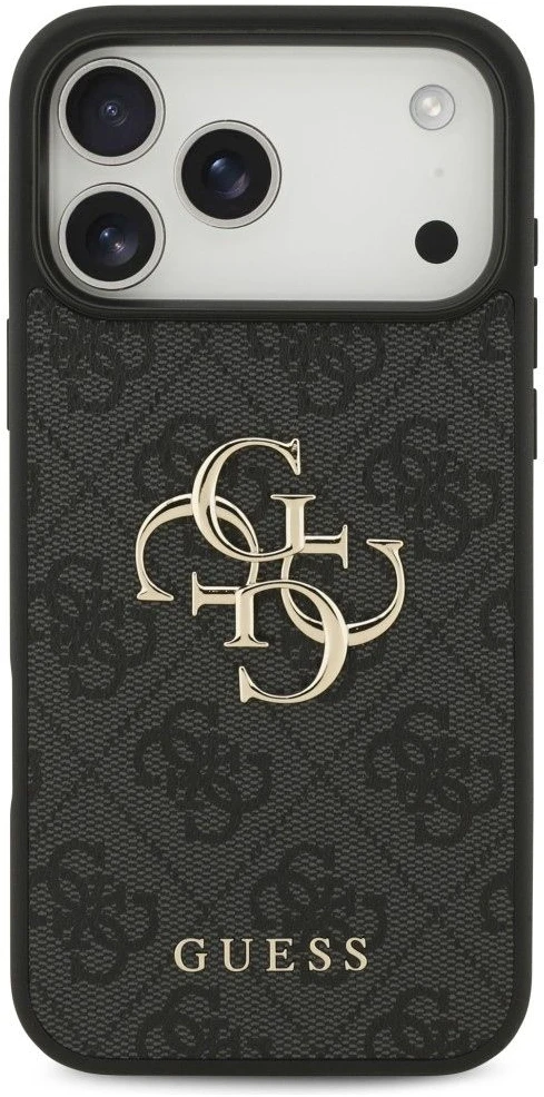 Dėklas Guess 4G Big Logo Case, skirta iPhone 17 Pro Max / 18 Pro Max - Juoda