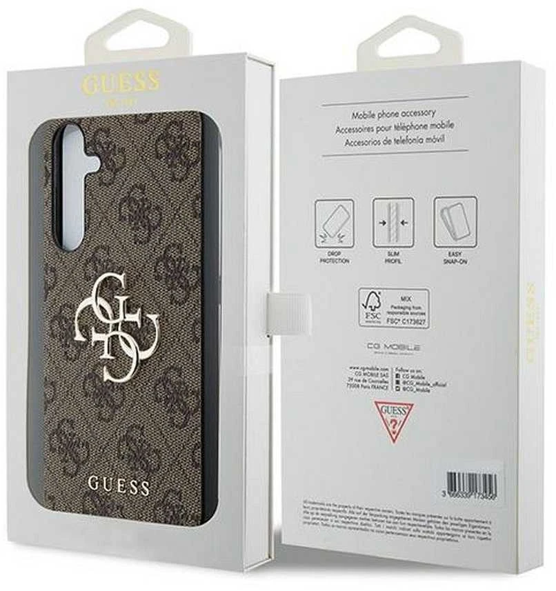 Guess GUHCSA354GMGBR A35 A356 rudos spalvos kietas dėklas 4G Big Metal Logo