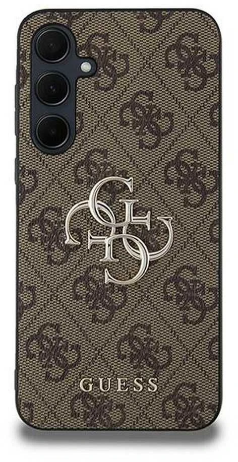 Guess GUHCSA354GMGBR A35 A356 rudos spalvos kietas dėklas 4G Big Metal Logo