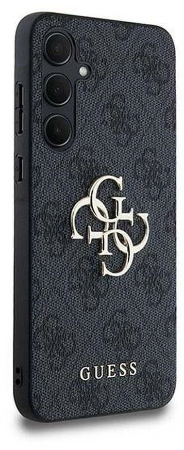 Guess GUHCSA354GMGGR A35 A356 juodos spalvos kietas dėklas 4G Big Metal Logo