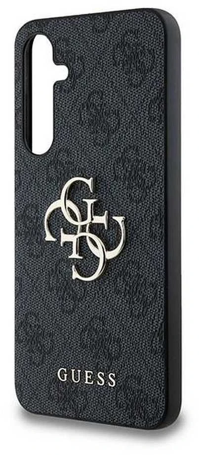 Guess GUHCSA354GMGGR A35 A356 juodos spalvos kietas dėklas 4G Big Metal Logo