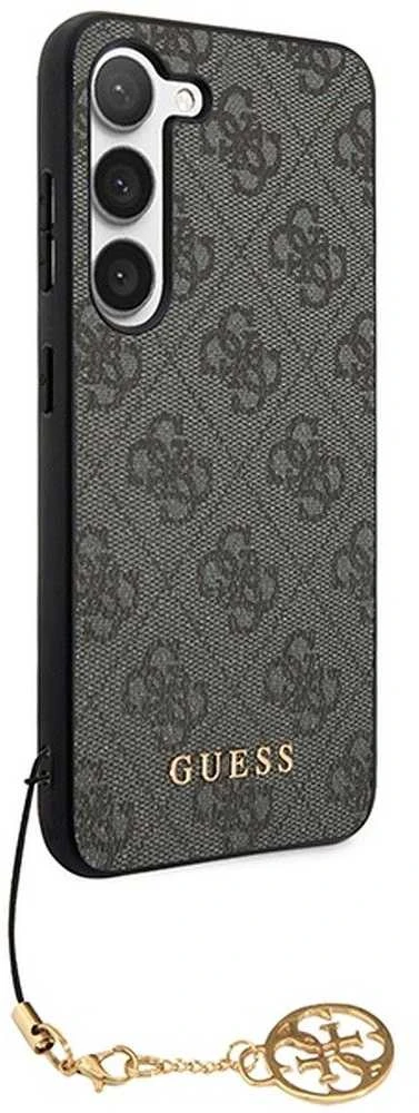 Guess GUHCSA35GF4GGR A35 A356 juodos spalvos kietas dėklas 4G Charms Collection