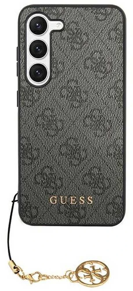 Guess GUHCSA35GF4GGR A35 A356 juodos spalvos kietas dėklas 4G Charms Collection