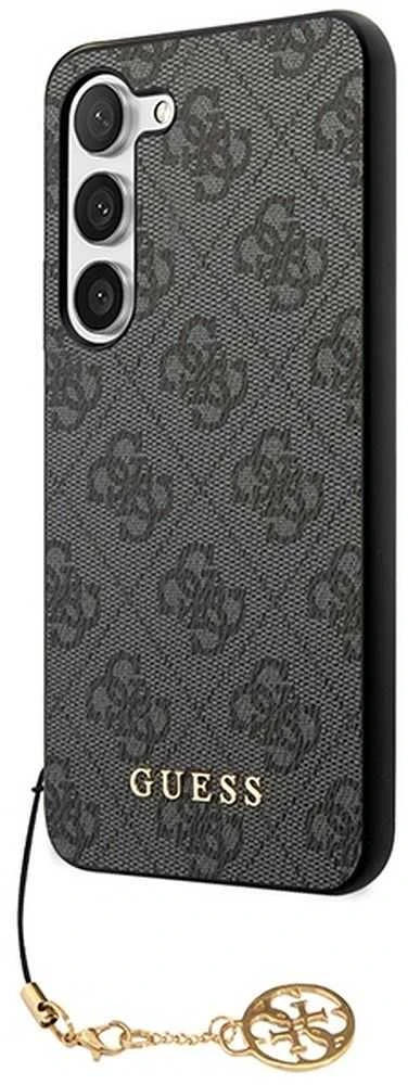 Guess GUHCSA35GF4GGR A35 A356 juodos spalvos kietas dėklas 4G Charms Collection