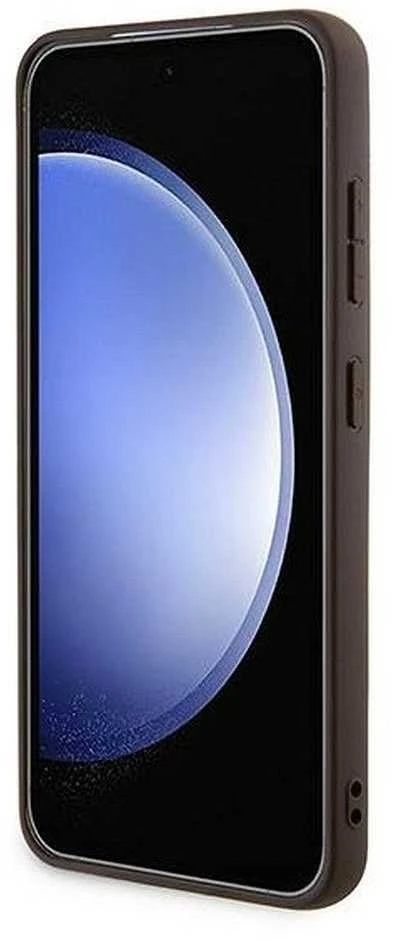 Guess GUOHCSA35G4GFBR A35 A356 rudos spalvos kietas dėklas 4G Metal Gold Logo